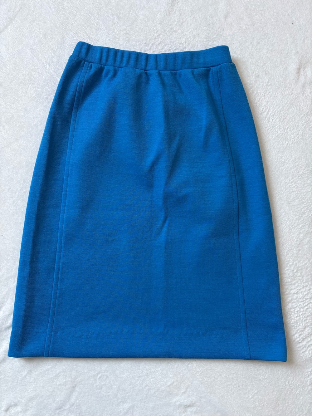 Vintage teal blue skirt made in Canada
